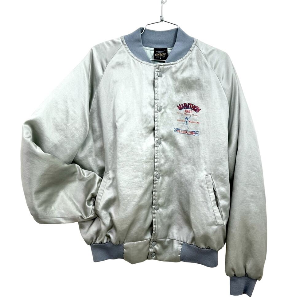 Vintage ‘satin’ bomber jacket